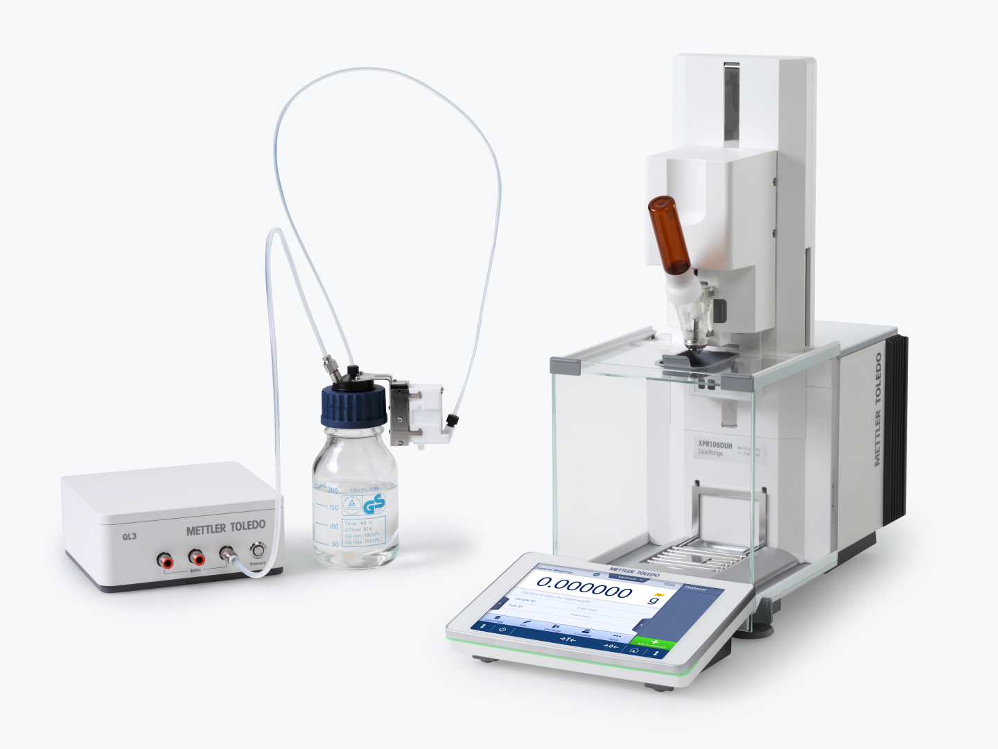 GWB Mettler Toledo XPR Automatic Balance XPR106DUH powder and liquid dispensing.tif